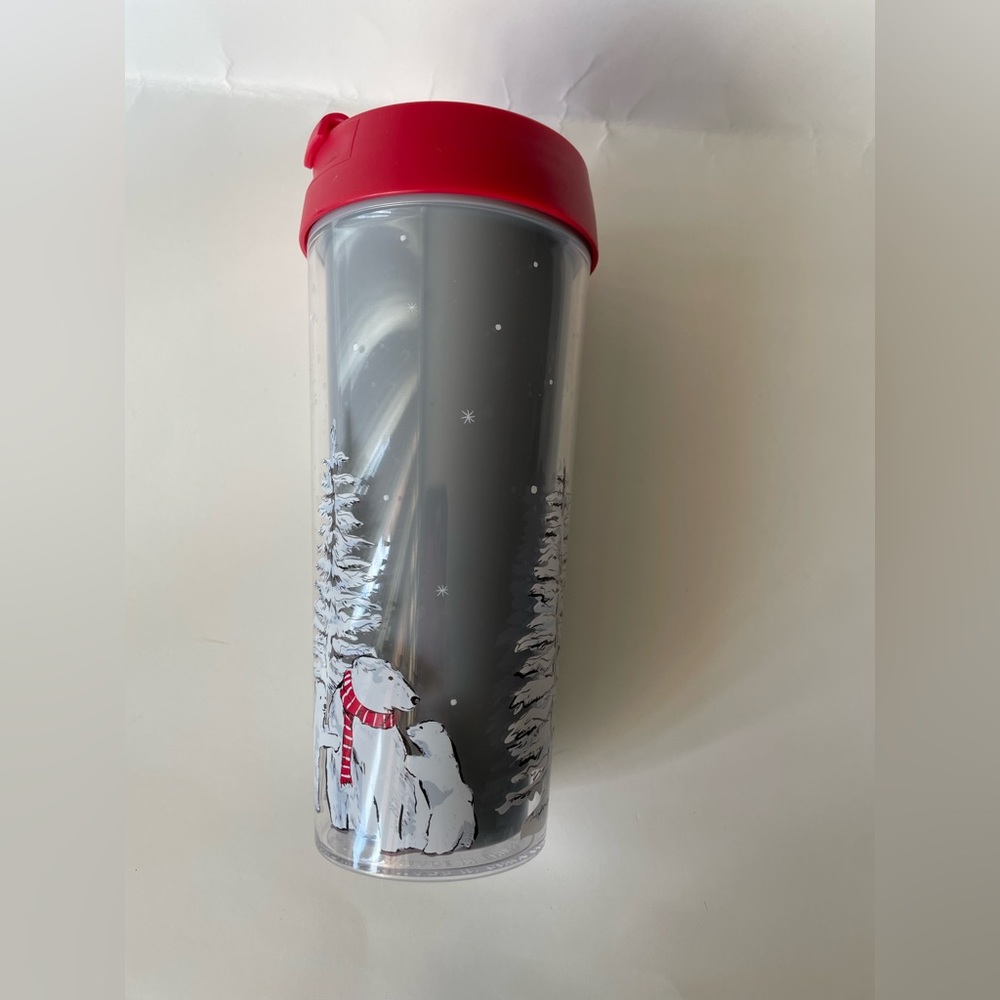 Vera Bradley Travel Mug/tumbler In Beary Merry